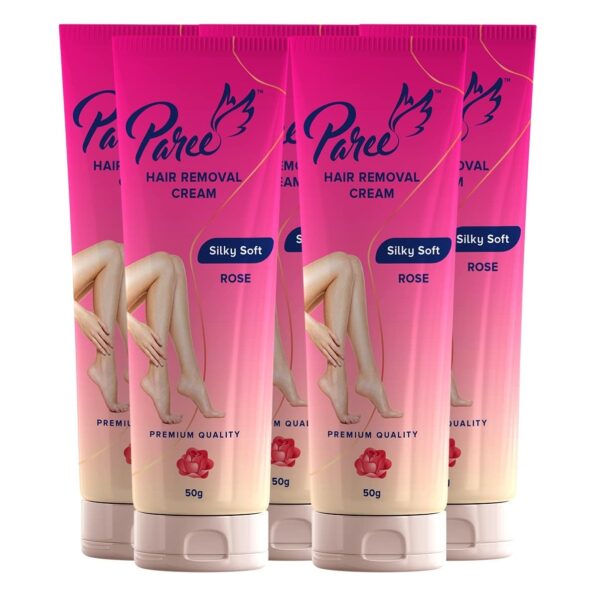 Paree Women Hair Removal Cream Silky Soft With Rose